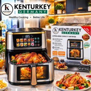 Kenturkey Germany KT-AF 701A digital extra-large air fryer with touchscreen controls