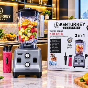 Kenturkey Germany Turbo Crush KTB-851B 3-in-1 heavy duty blender with gift pack